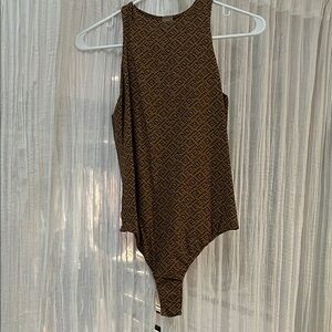 Fendi Skims Pattern Bodysuit